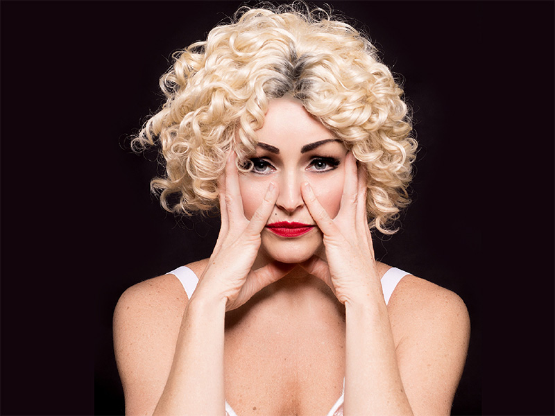 Tasha Leaper as Madonna at The Roses Theatre Tewkesbury