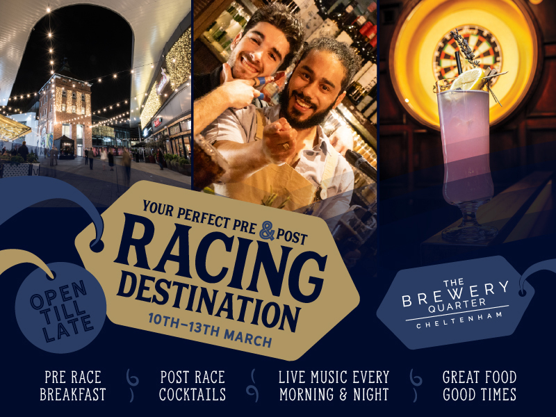 Gold Cup celebrations at The Brewery, Cheltenham