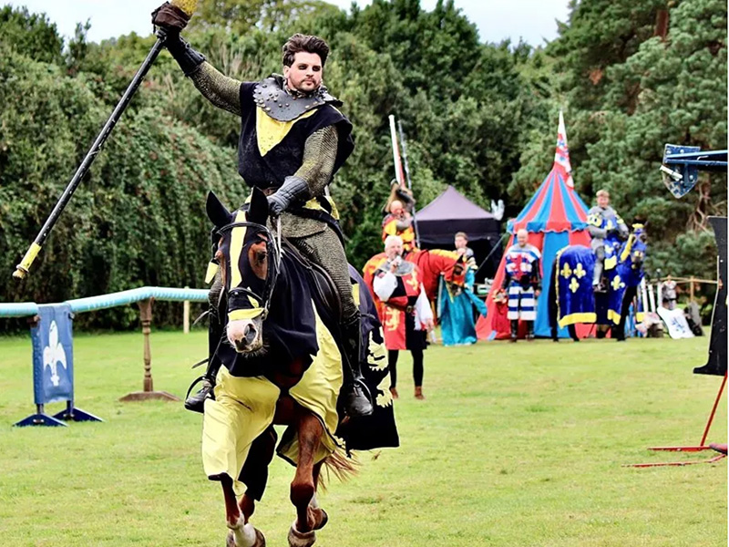 The Joust at Berkeley Castle