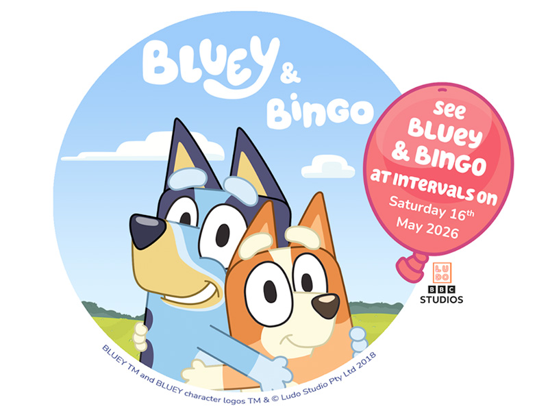 Bluey and Bingo at Cotswold Country Park and Beach this May