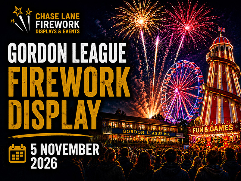 Gordon League RFC Firework Display