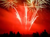 Fireworks and bonfire in Gloucestershire