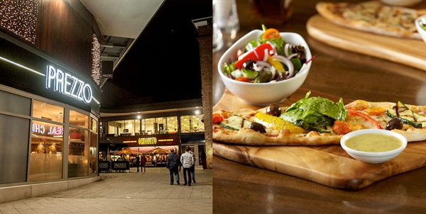 Prezzo Restaurant located at The Brewery Quarter in Cheltenham