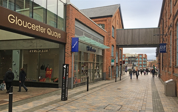 Gloucester Quays at Gloucester Docks - a fantatsic destination in Gloucestershire