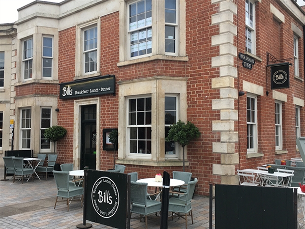 Bill's Restaurant & Bar at Gloucester Quays in the historic Gloucester Docks