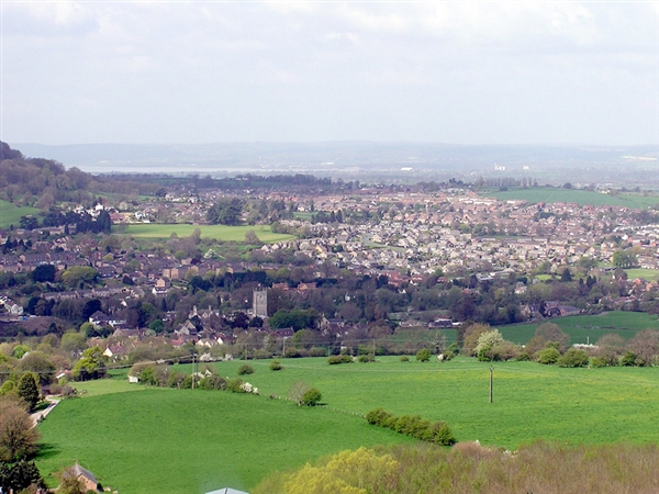 Cam Long Down and Uley Walk along the Cotswold Way