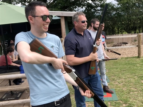 Dean Laser Clay at Elton Farm near Newnham-on-Severn in the Forest of Dean