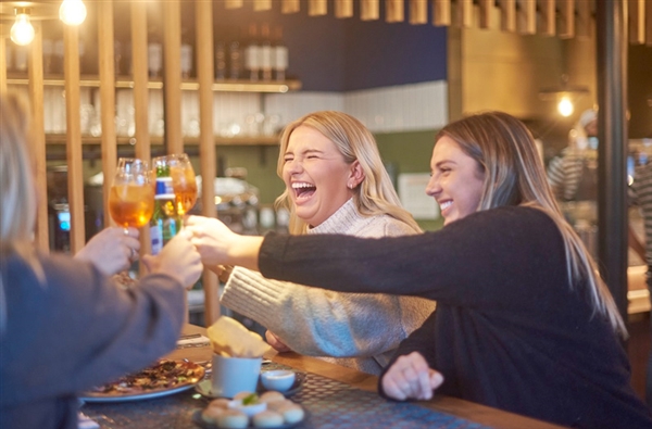 Enjoy delicious pizzas with family and friends at Pizza Express, The Brewery Quarter