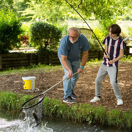 Enjoy a day out at Bibury Trout Farm in the Cotswolds 