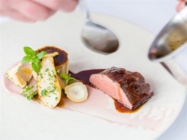 Experience fine dining at The Greenway Hotel & Spa