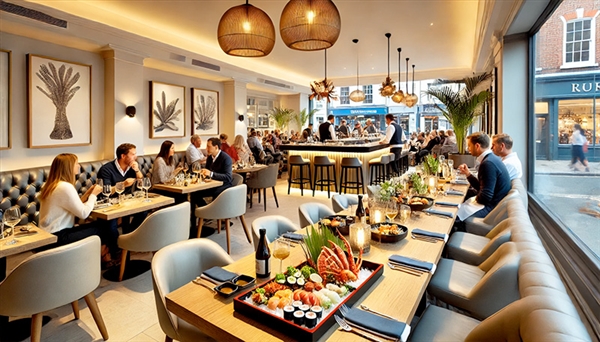 Enjoy eating out in Cheltenham at top seafood and sushi restaurants.