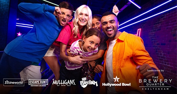 The fun starts at The Brewery Quarter in Cheltenham!