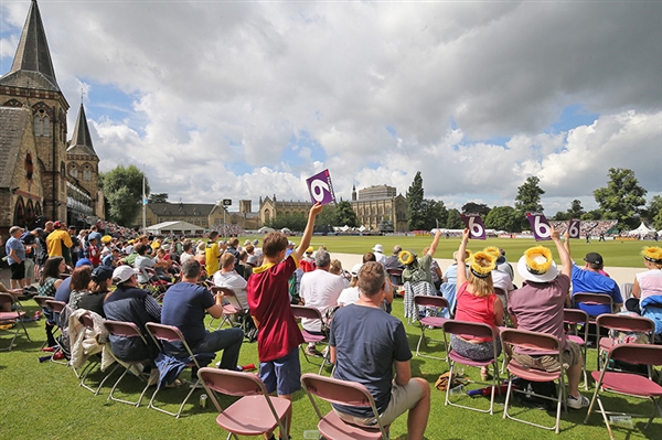 It's a SIX! - The Cheltenham Cricket Festival at Cheltenham College every summer.