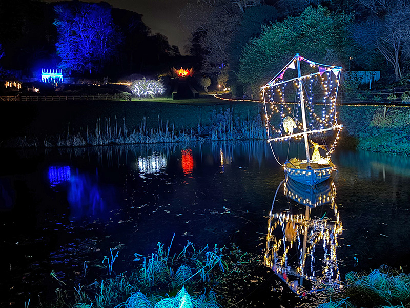 The Enchanted Garden By Night at Painswick Rococo Garden