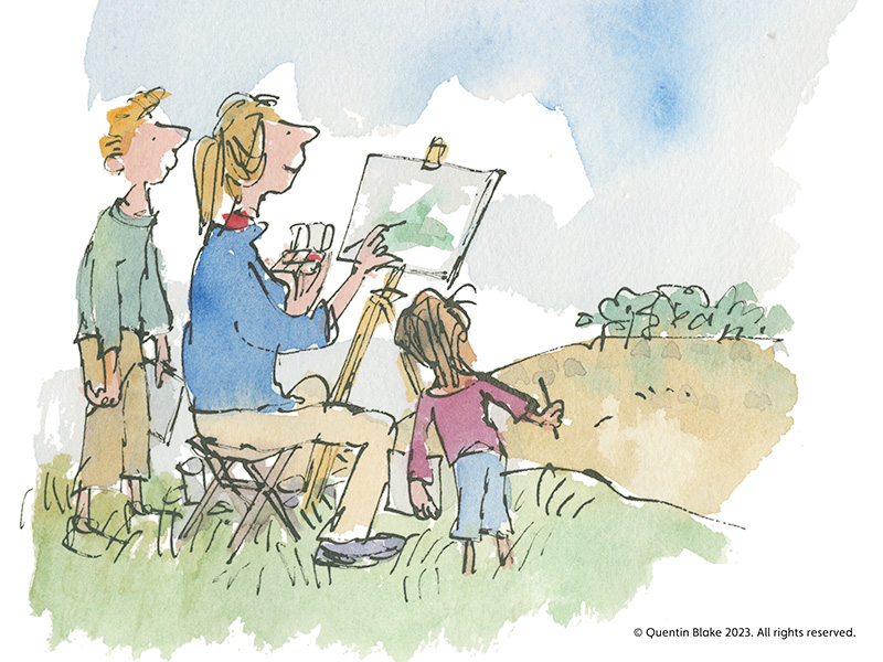 Quentin Blake WWT Slimbridge