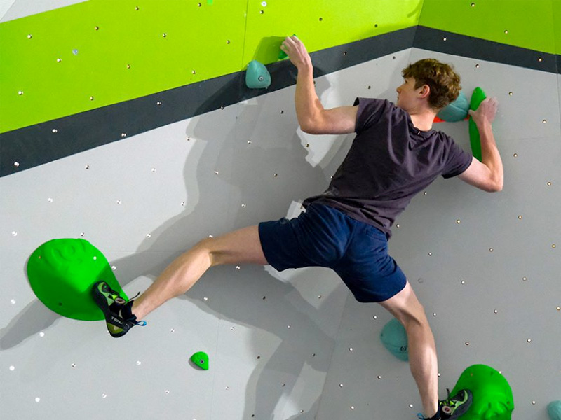 Bouldering at 270 Climbing Park