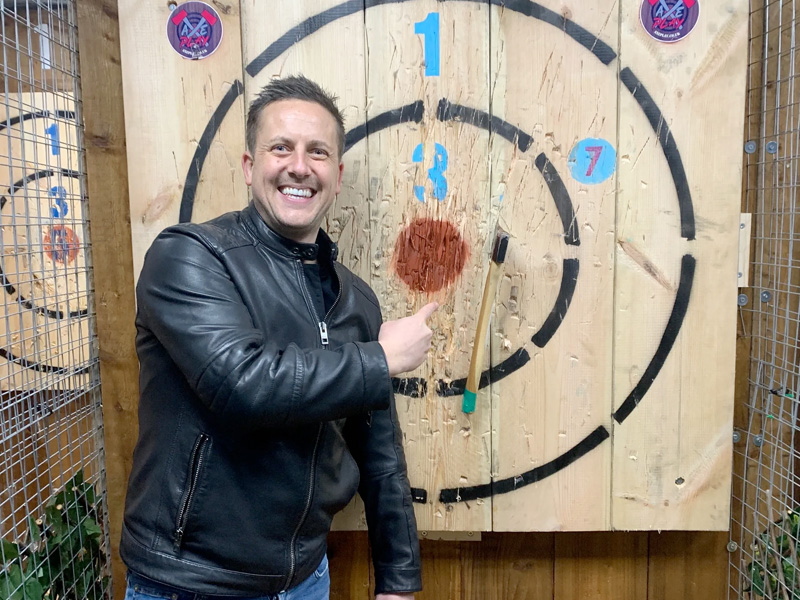Axe Throwing at JDR Karting & Activity Centre