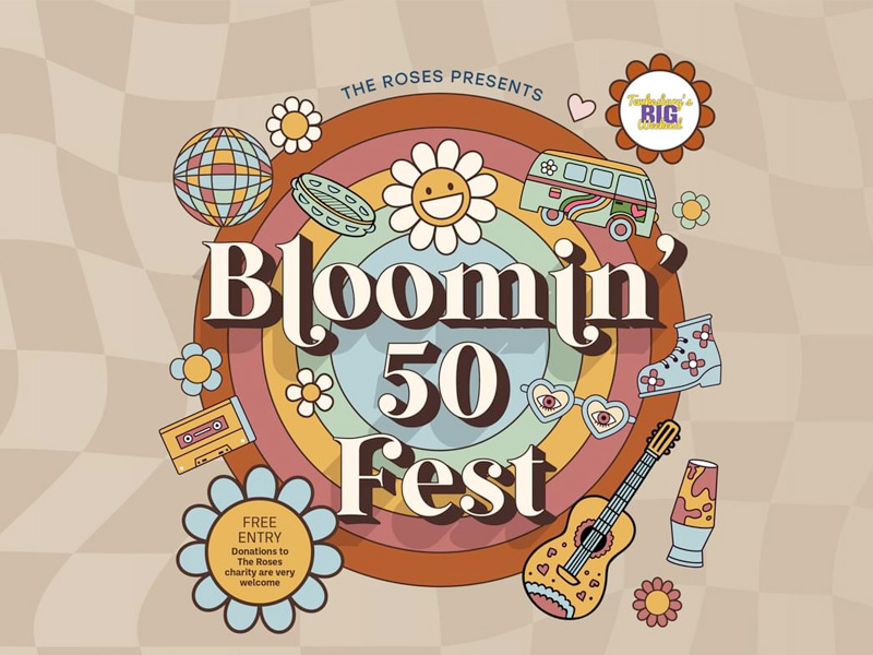 Bloomin’ 50 Fest Roses Tewkesbury