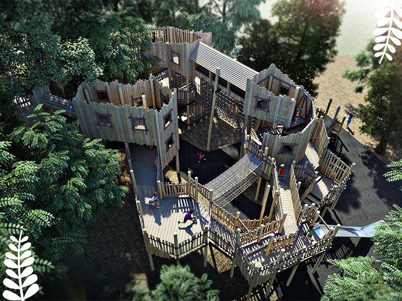 New Skymaze at Cotswold Wildlife Park