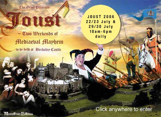 Joust Festival at Berkeley Castle - Don't miss 2007