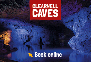 Things to do in the Forest of Dean days out at Clearwell Caves in Gloucestershire what's on
