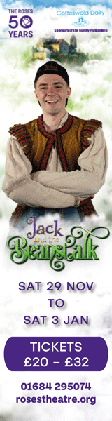 Jack & The Beanstalk Panto at The Roses Theatre | What's on this Christmas in Tewkesbury