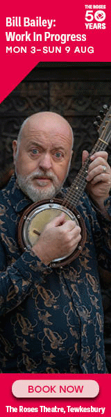 Whats on in Tewkesbury - Comedy at the Roses Theatre